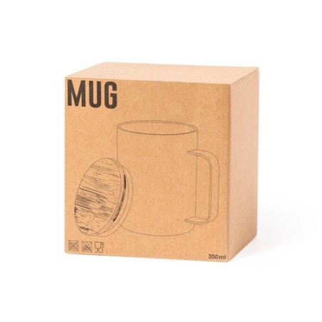 Tasse Thermique Éco-Design Personnalisée - Ricaly Matières : bambou impression haute définition