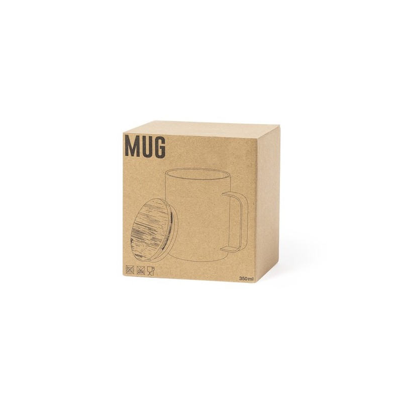 Tasse Thermique Éco-Design Personnalisée - Ricaly Matières : bambou marquage laser ultra précis