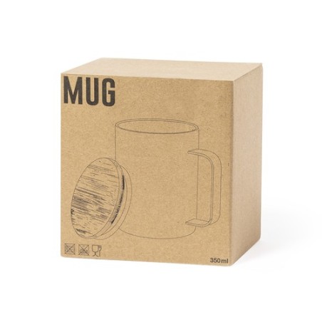 Tasse Thermique Éco-Design Personnalisée - Ricaly Matières : bambou marquage laser ultra précis