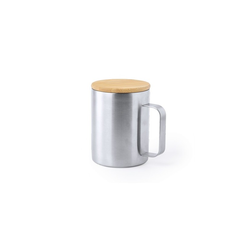 Tasse Thermique Éco-Design Personnalisée - Ricaly Matières : bambou livraison express 24h 48h