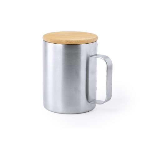 Tasse Thermique Éco-Design Personnalisée - Ricaly Matières : bambou livraison express 24h 48h
