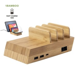 Chargeur Éco-responsable et Pratique Personnalisé Pas Cher - Lupint Matières : bambou