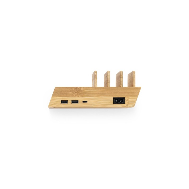 Chargeur Éco-responsable et Pratique Personnalisé Pas Cher - Lupint Matières : bambou personnalisable avec votre logo