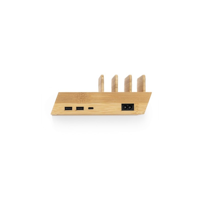 Chargeur Éco-responsable et Pratique Personnalisé Pas Cher - Lupint Matières : bambou objet promotionnel éco-responsable