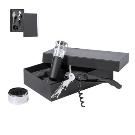 Coffret Accessoires à Vin Personnalisé Noarek Matières : carton