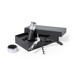 Coffret Accessoires à Vin Personnalisé Noarek Matières : carton cadeau entreprise pas cher