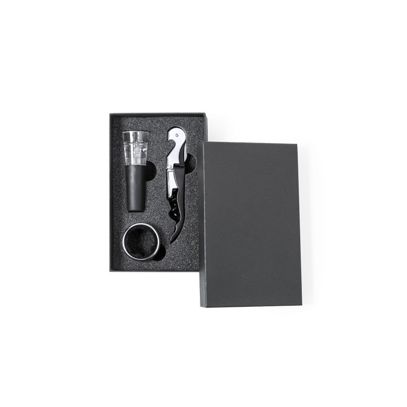 Coffret Accessoires à Vin Personnalisé Noarek Matières : carton livraison express 24h 48h