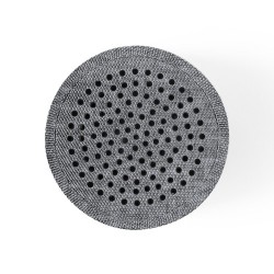 Haut-Parleur Éco-responsable et Connecté Personnalisé Donny pas cher Couleurs : gris Matières : polyester recyclé 2