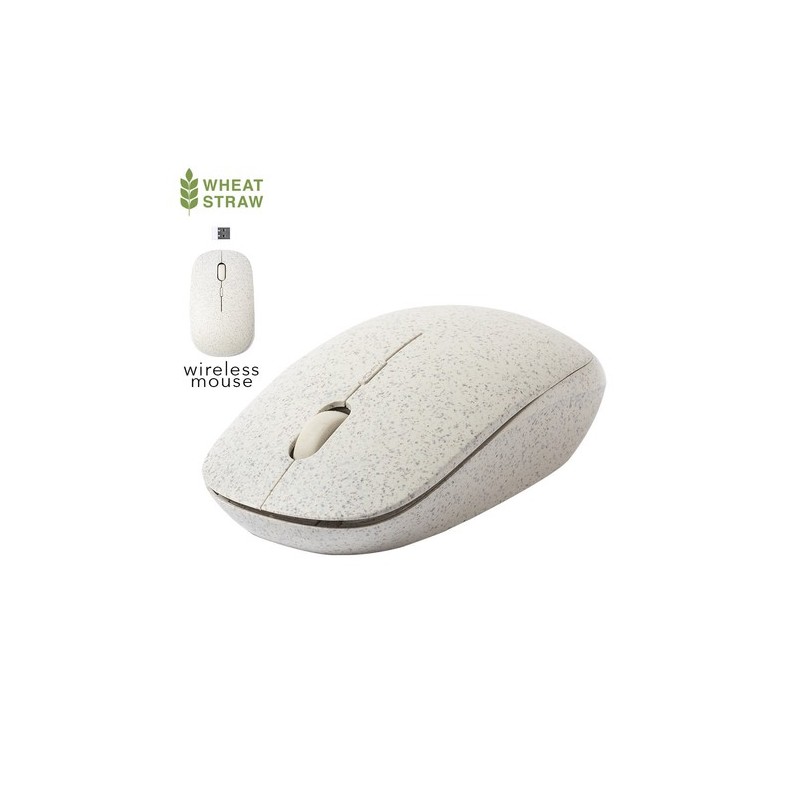 Souris publicitaire  Estiky Matières : ABS Couleurs : naturel personnalisable avec votre logo