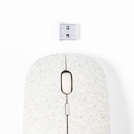 Souris publicitaire  Estiky Matières : ABS Couleurs : naturel impression haute définition