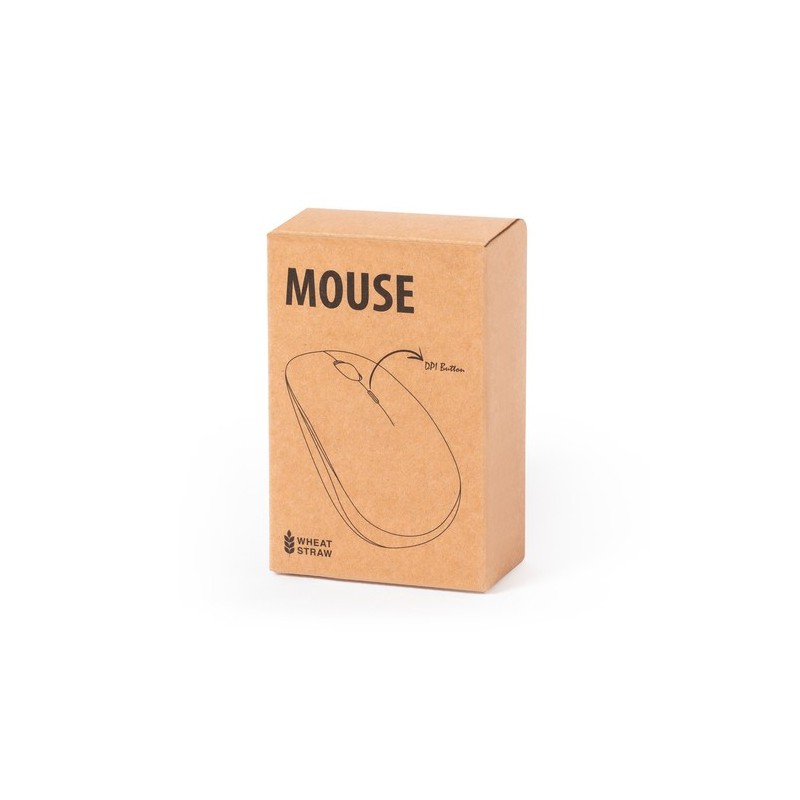 Souris publicitaire  Estiky Matières : ABS Couleurs : naturel marquage laser ultra précis
