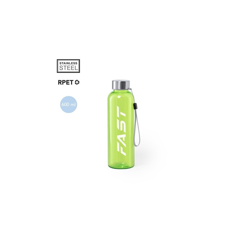 Gourde Éco-responsable Personnalisée 600ml - Bidon Lecit Matières : acier inoxydable Couleurs : rouge goodies entreprise design