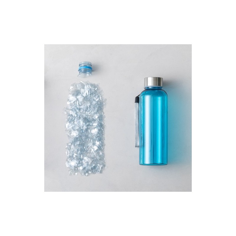 Gourde Éco-responsable Personnalisée 600ml - Bidon Lecit Matières : acier inoxydable Couleurs : bleu cadeau client original