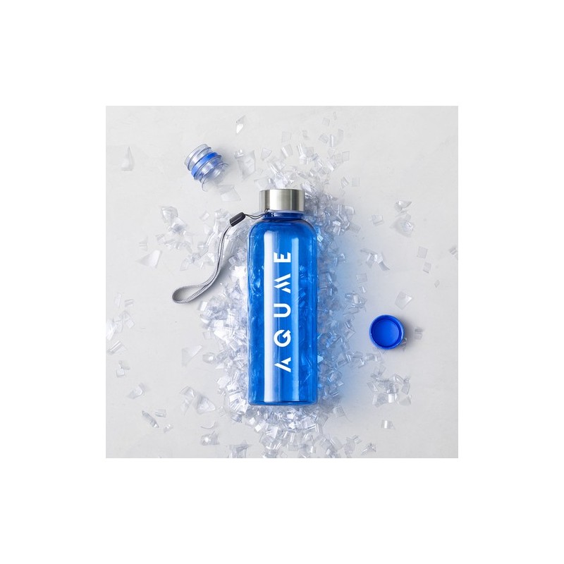 Gourde Éco-responsable Personnalisée 600ml - Bidon Lecit Matières : acier inoxydable Couleurs : noir impression haute définition