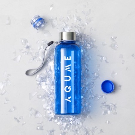Gourde Éco-responsable Personnalisée 600ml - Bidon Lecit Matières : acier inoxydable Couleurs : noir impression haute définition