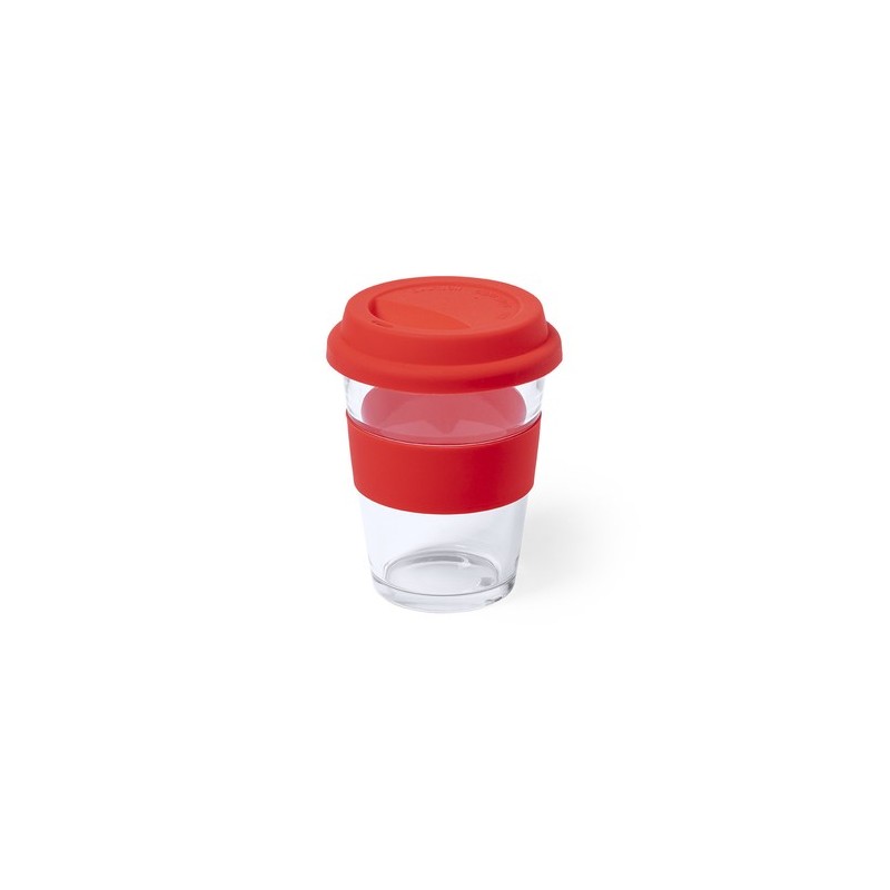 Objet Publicitaire Personnalisé en Verre Durnox Matières : silicone Couleurs : rouge