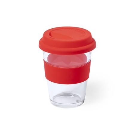 Objet Publicitaire Personnalisé en Verre Durnox Matières : silicone Couleurs : rouge