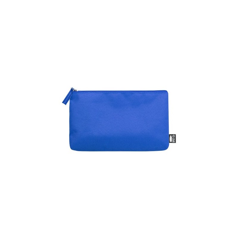 Trousse Éco-responsable Personnalisée Nécessaire Akilax pas cher Couleurs : bleu Matières : polyester recyclé