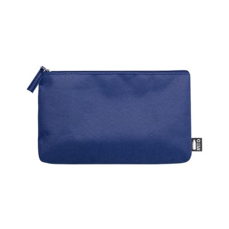 Trousse Éco-responsable Personnalisée Nécessaire Akilax pas cher Couleurs : bleu Matières : polyester recyclé personnalisation r