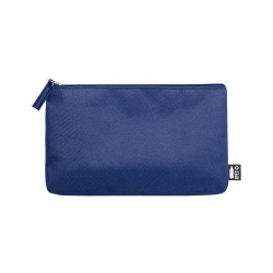Trousse Éco-responsable Personnalisée Nécessaire Akilax pas cher Couleurs : bleu Matières : polyester recyclé 2