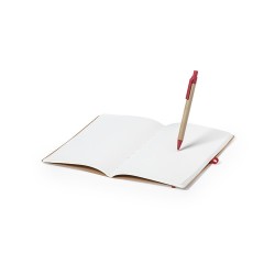 Cahier Pratique Éco-responsable en Carton Recyclé Esteka Matières : carton recyclé Couleurs : vert goodies personnalisé en stock