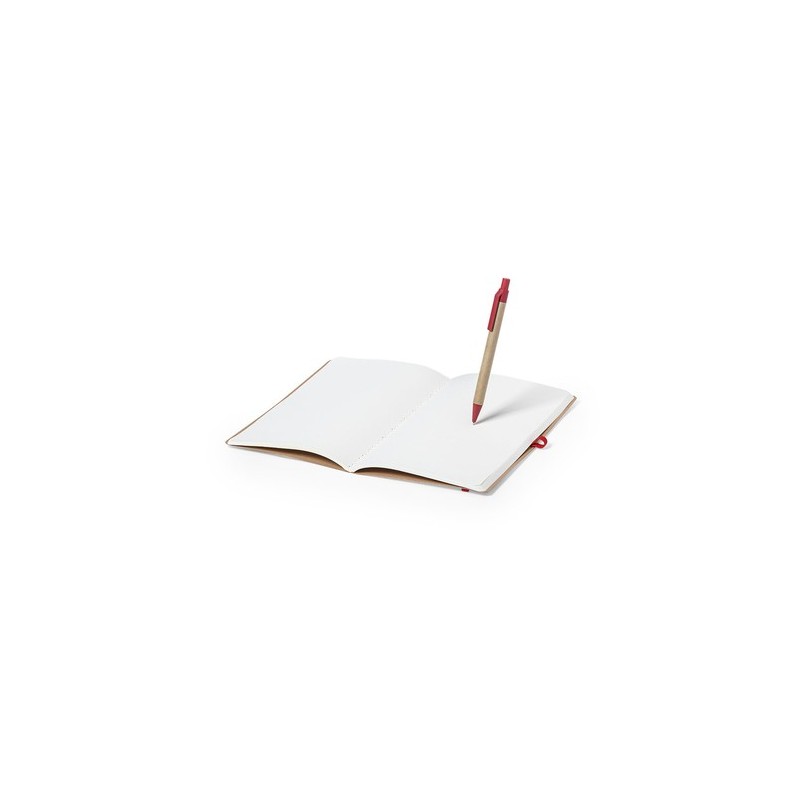 Cahier Pratique Éco-responsable en Carton Recyclé Esteka Matières : carton recyclé Couleurs : noir objet promo petit budget