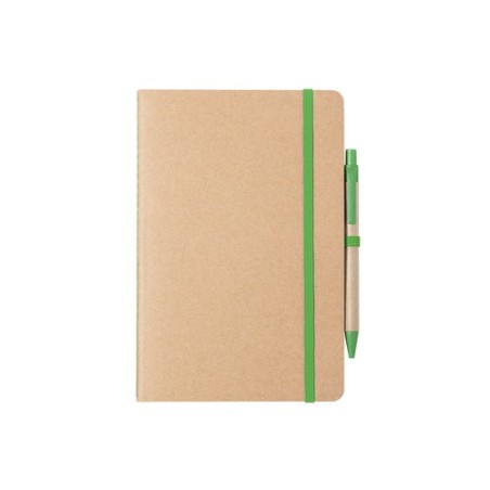 Cahier Pratique Éco-responsable en Carton Recyclé Esteka Matières : carton recyclé Couleurs : noir cadeau client original