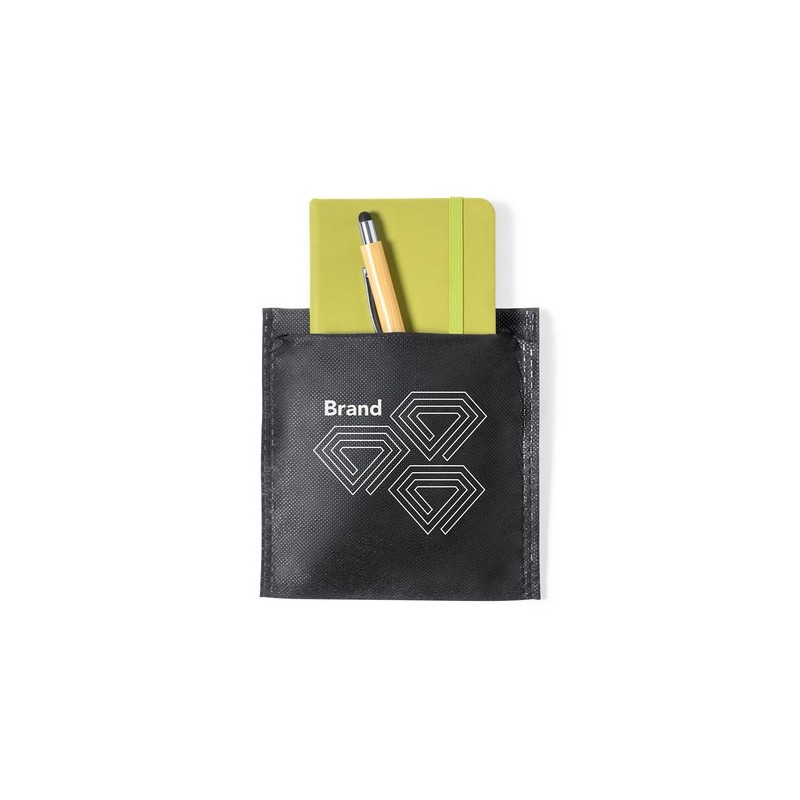 Housse de Masque Personnalisable Éco-responsable Yator Matières : polypropylène (PP) Couleurs : noir livraison express 24h 48h