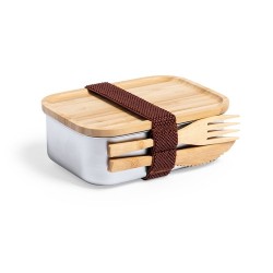 Gamelle Éco-responsable Personnalisée - Lunch Box pas cher Sariul Matières : bambou 2