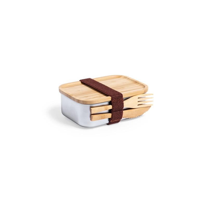Gamelle Éco-responsable Personnalisée - Lunch Box pas cher Sariul Matières : bambou personnalisable avec votre logo