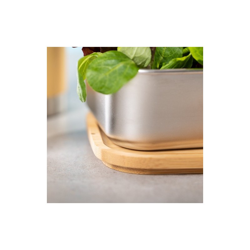 Gamelle Éco-responsable Personnalisée - Lunch Box pas cher Sariul Matières : bambou personnalisation rapide en France