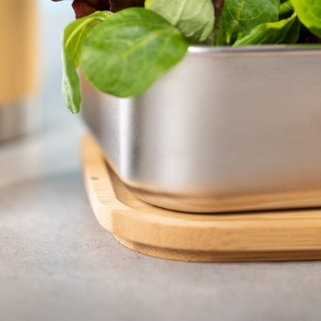 Gamelle Éco-responsable Personnalisée - Lunch Box pas cher Sariul Matières : bambou personnalisation rapide en France