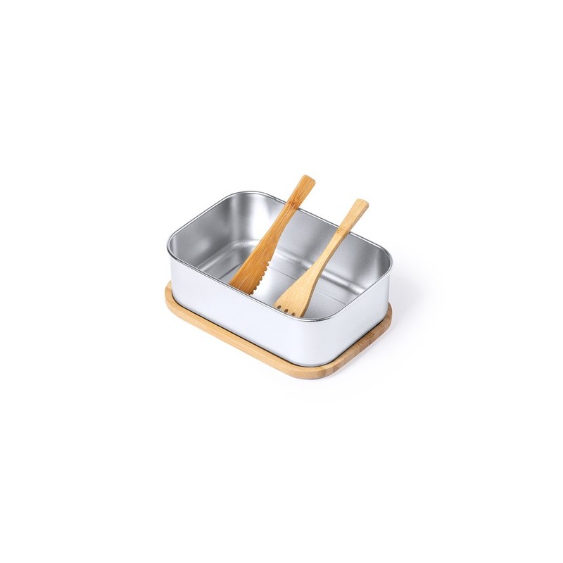 Gamelle Éco-responsable Personnalisée - Lunch Box pas cher Sariul Matières : bambou impression logo haute qualité