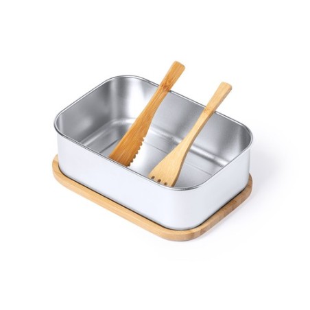Gamelle Éco-responsable Personnalisée - Lunch Box pas cher Sariul Matières : bambou impression logo haute qualité