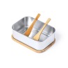 Gamelle Éco-responsable Personnalisée - Lunch Box pas cher Sariul Matières : bambou impression logo haute qualité