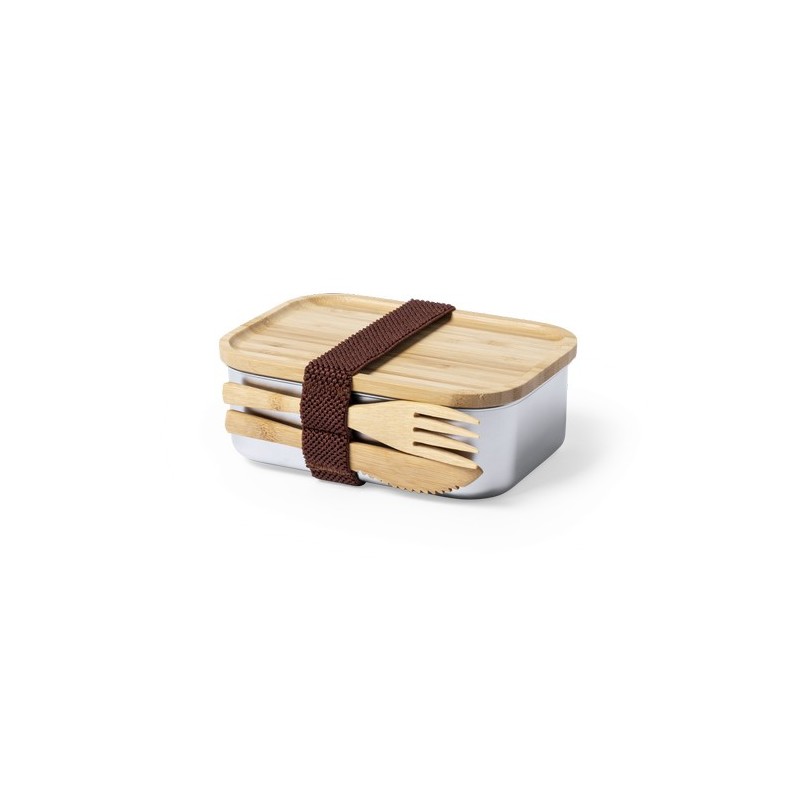 Gamelle Éco-responsable Personnalisée - Lunch Box pas cher Sariul Matières : bambou cadeau client original