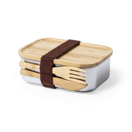 Gamelle Éco-responsable Personnalisée - Lunch Box pas cher Sariul Matières : bambou cadeau client original