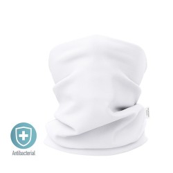Tour de Cou Antibactérien Personnalisé Nical Matières : polyester Couleurs : blanc 2