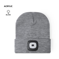 Bonnet Sportif Lumineux Personnalisé Koppy Matières : acrylique Couleurs : gris 2