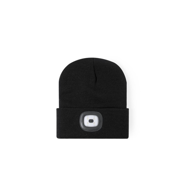 Bonnet Sportif Lumineux Personnalisé Koppy Matières : acrylique Couleurs : gris cadeau collaborateur premium