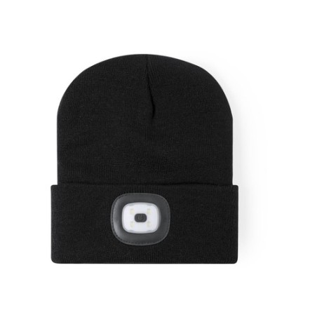Bonnet Sportif Lumineux Personnalisé Koppy Matières : acrylique Couleurs : gris cadeau collaborateur premium