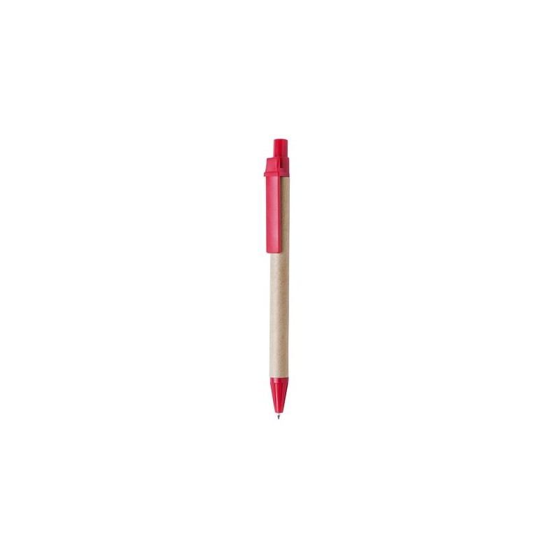 Stylo bille  personnalisé Compo Matières : carton recyclé Couleurs : vert objet promotionnel éco-responsable