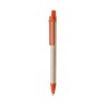 Stylo bille  personnalisé Compo Matières : carton recyclé Couleurs : vert marquage couleur éclatante