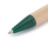 Stylo bille  personnalisé Compo Matières : carton recyclé Couleurs : bleu impression logo haute qualité