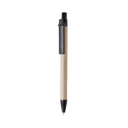 Stylo bille  personnalisé Compo Matières : carton recyclé Couleurs : vert 2