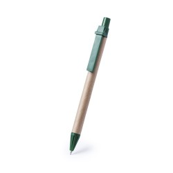 Stylo bille  personnalisé Compo Matières : carton recyclé Couleurs : blanc livraison express 24h 48h