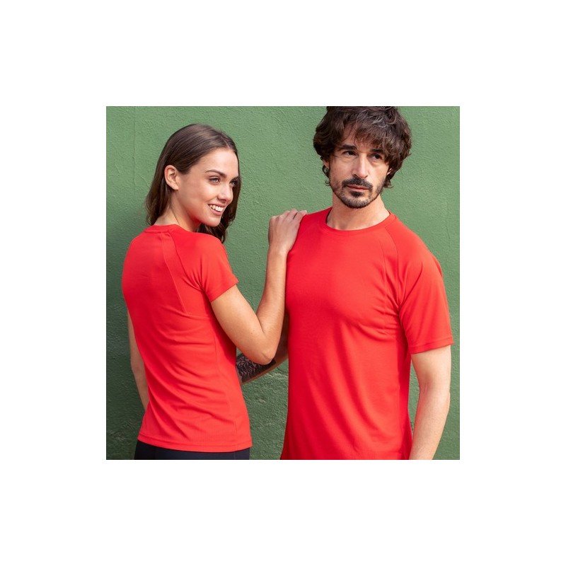 T-Shirt Adulte Personnalisé Performance & Style Sappor Tecnic Matières : polyester Taille textile : XXL Couleurs : vert impressi