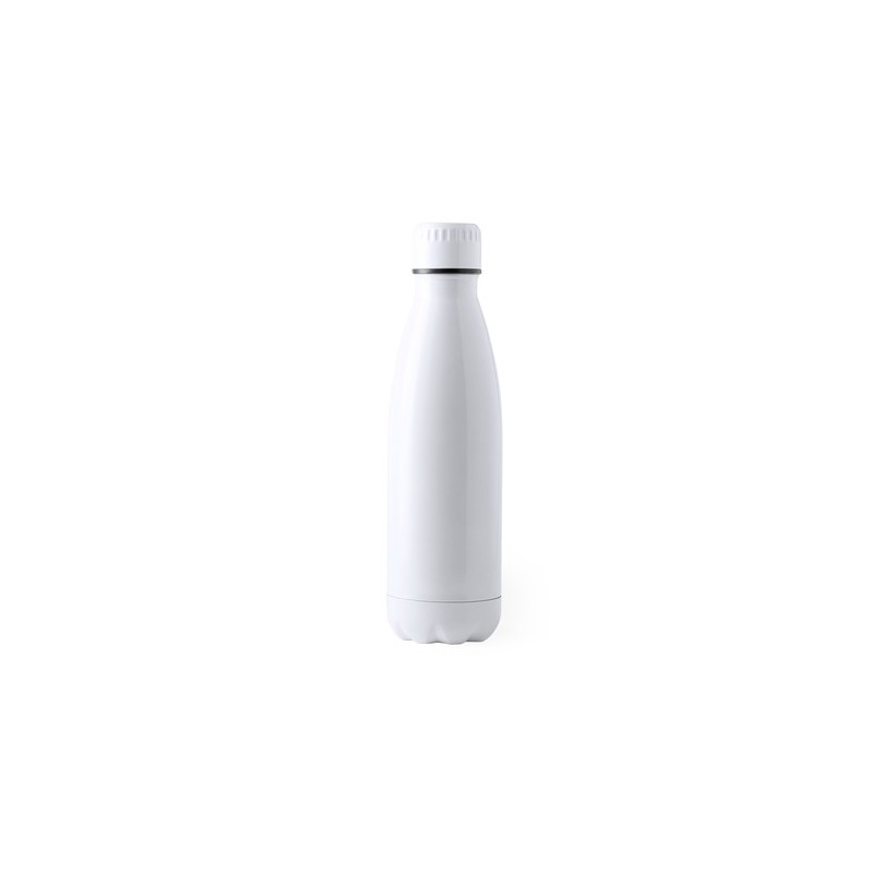 Gourde Éco-responsable 700ml en Acier Inoxydable Personnalisée Bayron Matières : acier inoxydable Couleurs : blanc
