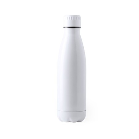 Gourde Éco-responsable 700ml en Acier Inoxydable Personnalisée Bayron Matières : acier inoxydable Couleurs : blanc