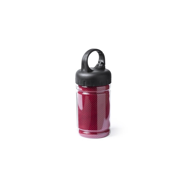 Serviette Rafraîchissante et Personnalisable - Rikat Matières : nylon Couleurs : gris cadeau affaires élégant